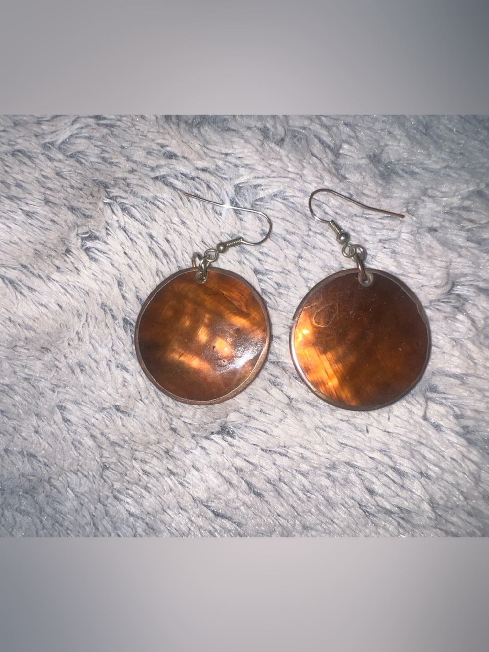 Vintage Mother of Pearl Dangling Earrings